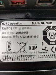 NCR RealPOS XR7 7702-2515-8801 i5-4590T 4GB DDR3 RAM 500GB SSD and Power Adapter