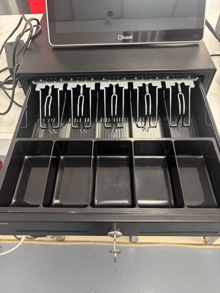 Toast Flex TT200 POS Point of Sale System dual display Screen with Power Supply