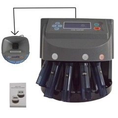 110V Digital Coin Sorter Counter Machine Money Change Counting Fast Commercial