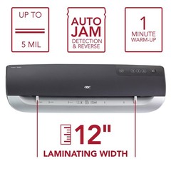 Gbc Fusion 3000L 12 Inch Laminator Fast Easy Cold Lamination 3 Year Warranty