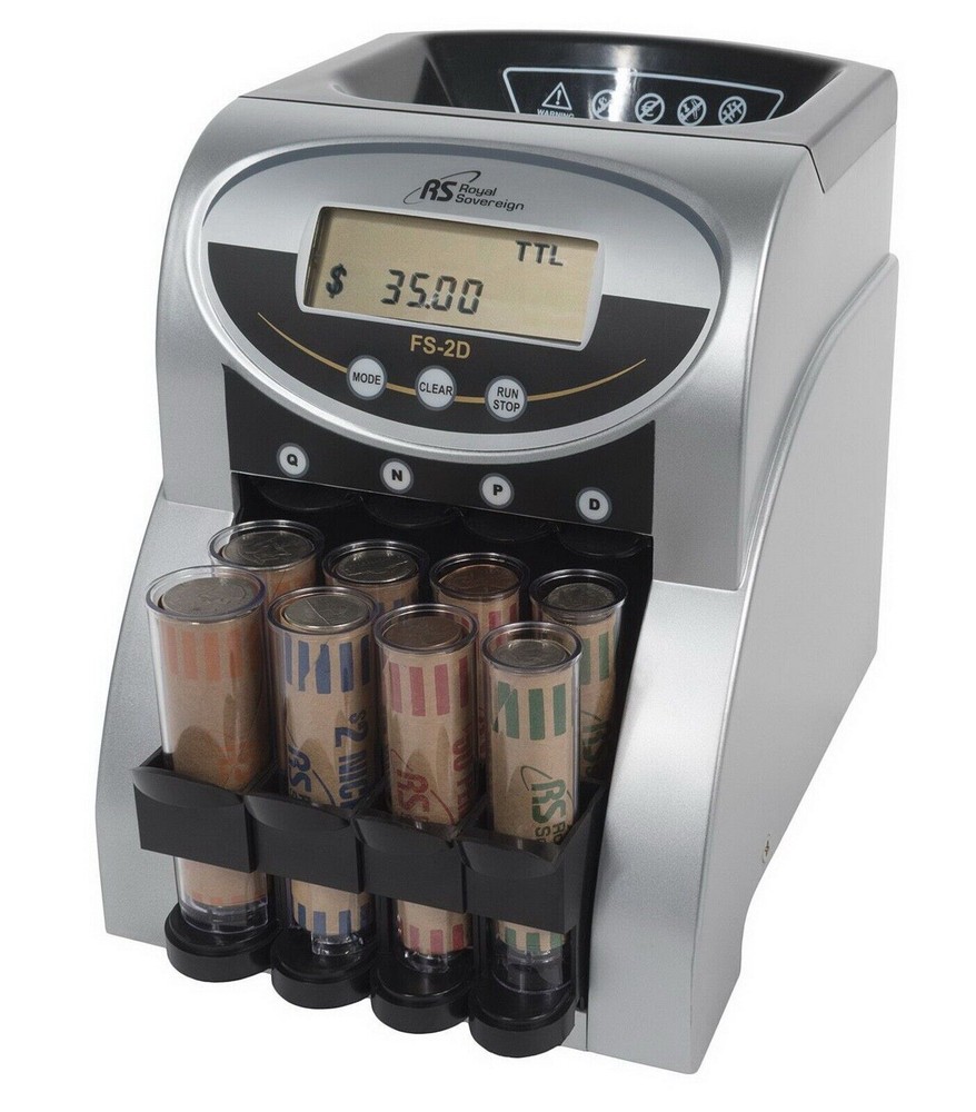 Royal Sovereign FS-2D 2 Row Coin Counter