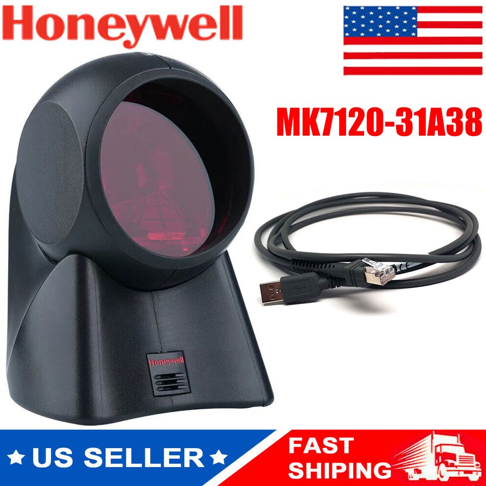 Honeywell Orbit MK7120-31A38 Omnidirectional Barcode Scanner USB Kit US Stock