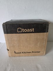 Toast TKP300 POS Kitchen Receipt Printer Serial USB JK Ethernet Black NIB