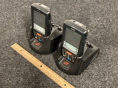Lot of 2 Janam XM60W Scanner w/ Charging Dock (CRD-P1) – As Is