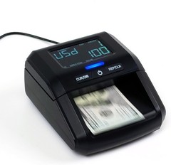 Counterfeit Bill Money Detector Machine with LCD Display, Portable Compact US…
