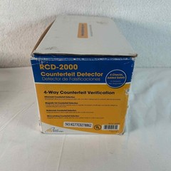 Royal Sovereign RCD-2000 4-Way Counterfeit Bill ID Detector UV Magnetic MG WM