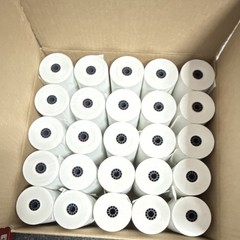 Thermal Paper Rolls 3 1/8 in x 230 ft BPA & BPS Free 24 Rolls for POS Printers