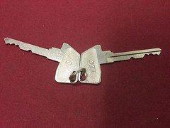 TEC Toshiba Cash Register D & E Keys, Set of 4 – Locksmith