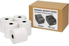Thermal Receipt Printer Paper Rolls, 3 1/8 Inch x 230 Ft, 5 Rolls, POS Register
