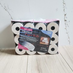 IBM Thermal Paper Rolls 3‑1/8 x 190 12 Rolls POS Printer