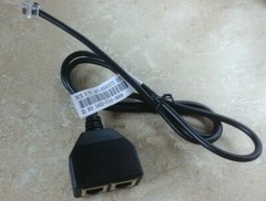NCR 24V Dual CD1 CD2 6-Pin Cash Drawer Splitter Cable 1432-C516-0009 497-0503373