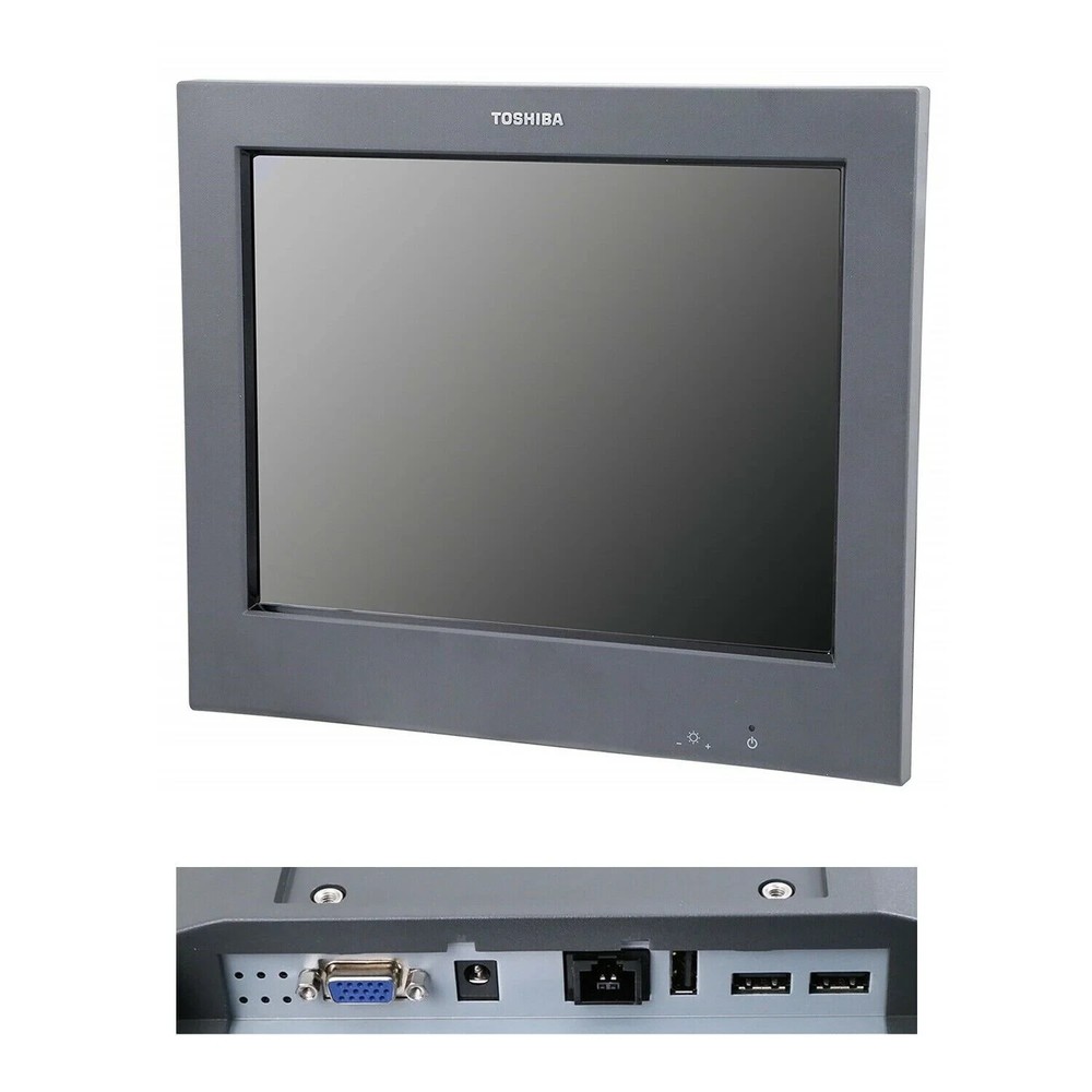 Toshiba 4820-5LG 15” Touch Monitor, Powered USB, Iron Grey *No Stand*