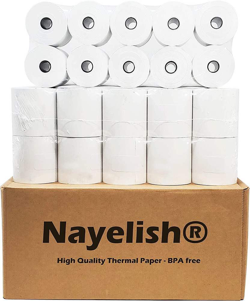 (50) 2 1/4″ X 165′ Thermal Paper for Sharp XEA507 XEA407 XEA207 ERA247 347 Sharp
