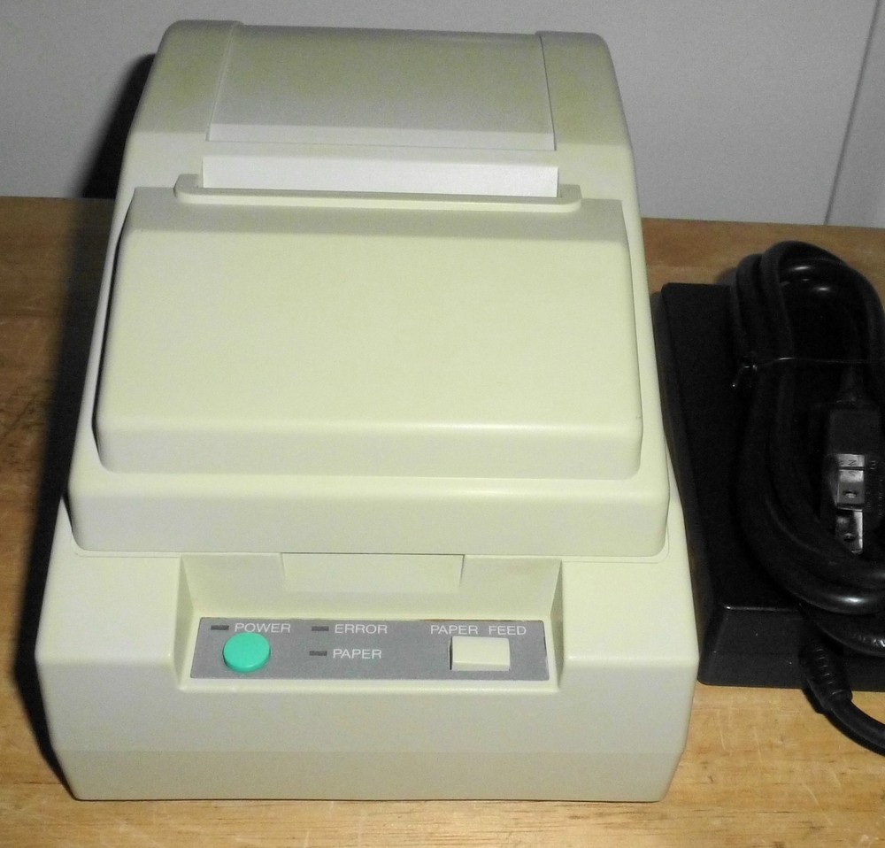 EPSON TM-T80 MODEL M31T-EA POS THERMAL RECEIPT PRINTER – SERIAL PORT – AUTOCUT