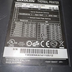Bixolon STP-103II Thermal Receipt Printer STP-103IIG/USA No adapter Works OLD