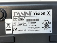 Panini Vision X Check Scanner USB 2.0 with Power Supply & Cables Pre-Owned MINT