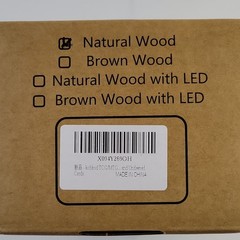 KOBKOD Trading Card Scanner Natural Wood Design with LED Model High Quality