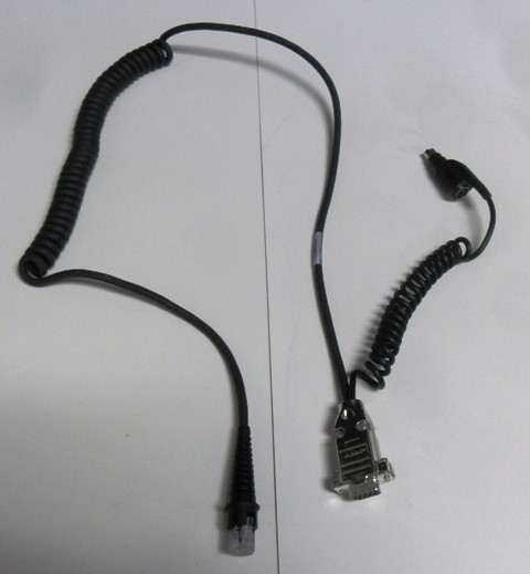 RS232 TTL RS-232 HANDHELD SCANNER CORD C&M2606 REV A C&M USED