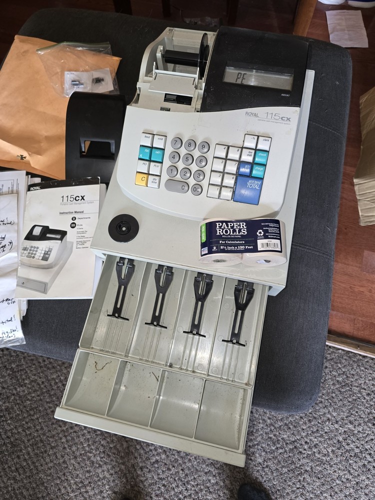 Royal 115cx Portable Cash Register Management System
