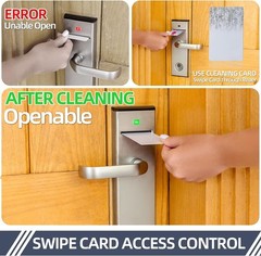 Card Reader Cleaning Cards – Dual Side Credit Card Reader Cleaner, CR80 Card Re