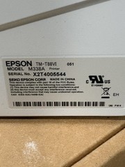 Epson TM-T88VI White Thermal Receipt Printer C31CE94081 New Sealed