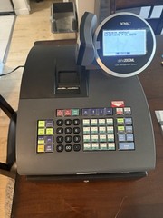 Royal Alpha 2000ML Electronic Cash Register 89396T Antibacterial Keytops LCD LED
