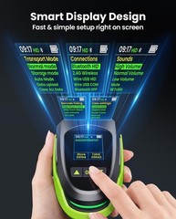 Eyoyo 1.44″ LCD Barcode Scanner Wireless with Screen 1D 2D QR Bluetooth Scanner
