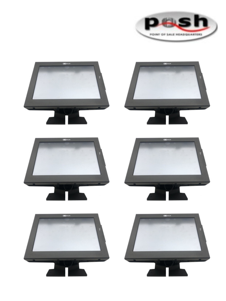 LOT of 6- NCR 7754 (P1530) – 15″ Touch Screen POS Terminal, PN: 7754-0028-8801