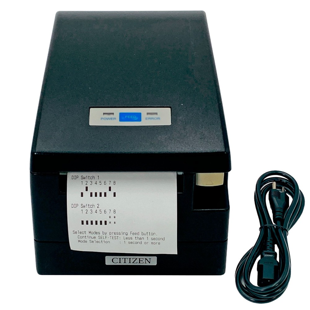 Citizen CT-S2000 RSU-BK Hi-Speed Receipt Direct Thermal POS Printer USB Serial