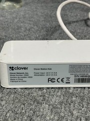 Clover C500 POS Station Monitor P500 Printer H500 Hub 24 Volt White