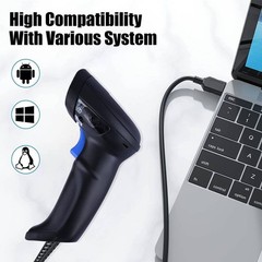 Datalogic QuickScan QD2590-BKK1S Handheld 1D 2D Area Imager Bar Code Scanner