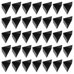 200Pcs Reusable Black Plastic Frame Protectors for Wood Doors Cabinets Edges