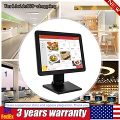 15” Touchscreen POS Cash Register Till System LCD Display for All Retail Shops