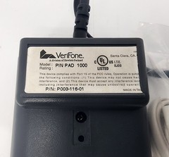 VeriFone | PIN PAD 1000 P003-116-01 H01 REV D POS CARD READER 02001-10 NOS