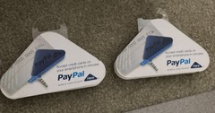 2x PayPal Here Triangular AUX 3.5mm Port Headphone Jack Credit Debit Card Reader