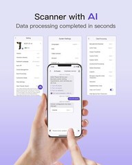 Inateck AI 1D Barcode Scanner Bluetooth Handheld Wireless W/ APP SDK BCST-21 AI