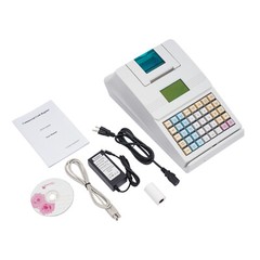 Electronic Cash Register, 40 Keys Raised Keyboard, ECRs Complete POS Cash System