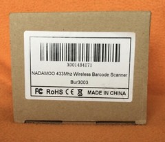 NADAMOO BUR3003 WIRELESS BARCODE SCANNER (433 MHz) – OPEN BOX NEW