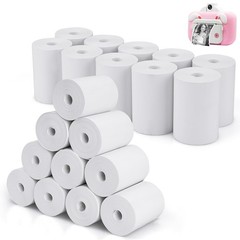 20 Rolls Print Paper for Children Instant Camera Refill Print Pape Kids Digit…