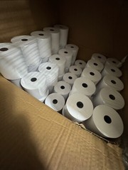 3″ x 165′ Bond Kitchen Printer/Cash Register/Receipt Tape Paper – 50 rolls/case