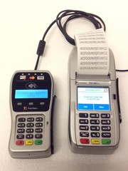 2x FIRST DATA FD130DUO Credit Card Machine w/ PinPad FD35 & Label Paper FREESHIP