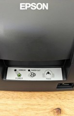 Epson TM-U220B M188B POS Receipt Printer USB Interface Red/Black Ribbon Tested