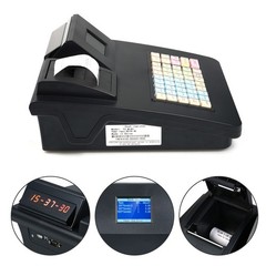 Electronic Cash Register 48-Key Dual Screen 58mm Thermal Printer USB RS232 V3