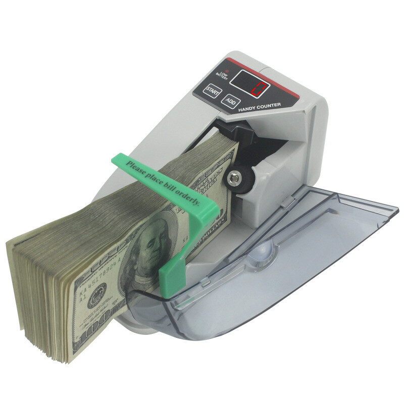 Portable Handheld Banknote Cash Counter Handheld Mini Banknote Currency Counter