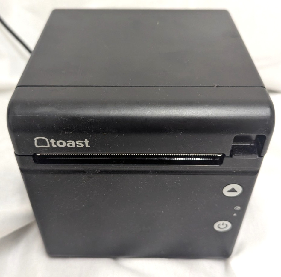 Toast Flex POS TP200 Thermal Receipt Printer w/ Ethernet Cables
