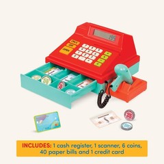 Kids Toy Cash Register – Red Scanner Set
