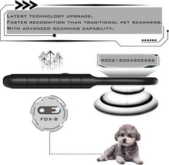 Lightweight Microchip Reader – Fast Upload to PC, Ideal for Pets of All Sizes