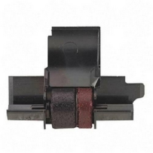 Two Pack Casio HR-170L HR-170LB HR-170RC Calculator Ink Rollers Black and Red