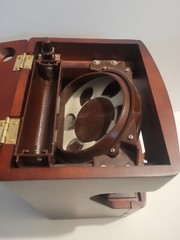 Magnif Deluxe Coin Sorter Wood Classic Cherry Finish