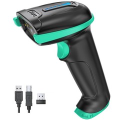 Tera Barcode Scanner 1D Wireless with Battery Level Teal, Teal